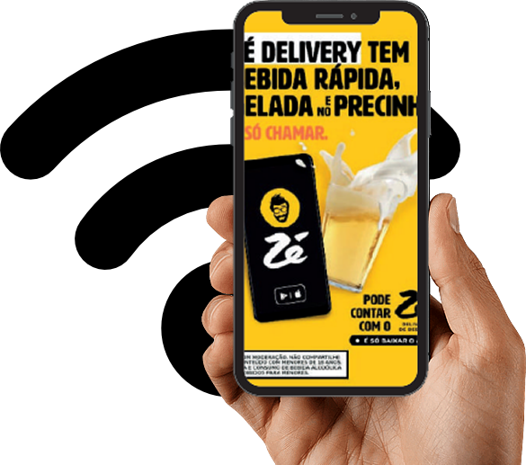 inserções publicitárias em redes wi-fi abertas e gratuitas