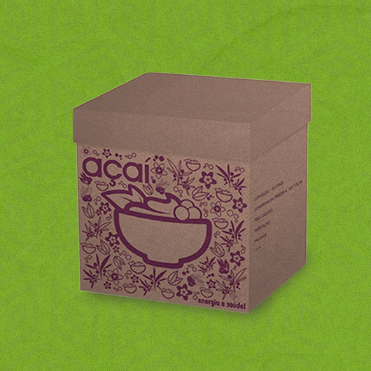 Embalagem para Açaí - Padrão (Parda)